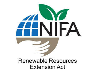 National Institute of Food and Agriculture (NIFA) and Renewable Resources Extension Act (RREA) logo.